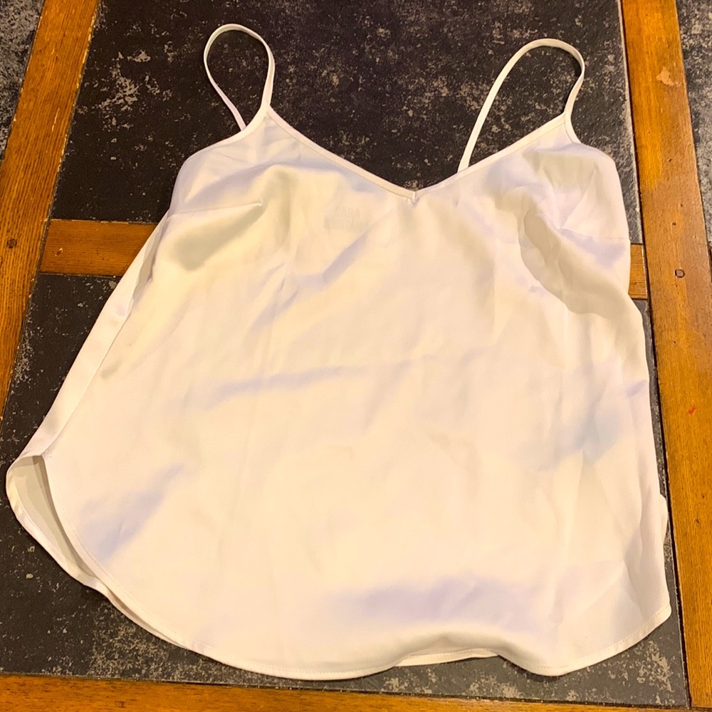 Cara Santana spaghetti strap silky camisole